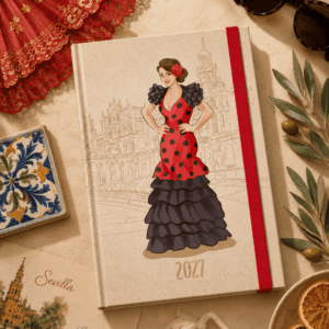 Kalendarz rozwojowy po hiszpańsku 2027 FLAMENCO
