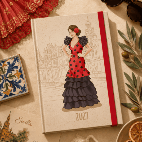 Kalendarz rozwojowy po hiszpańsku 2027 FLAMENCO
